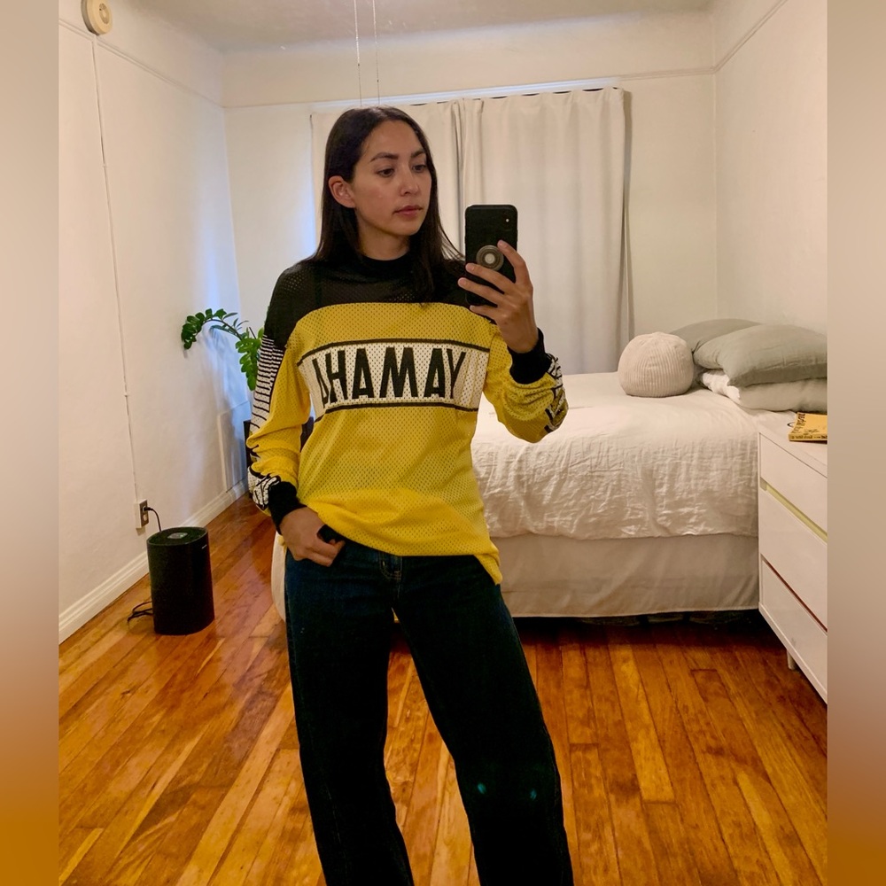 Vintage Yamaha mesh racing shirt